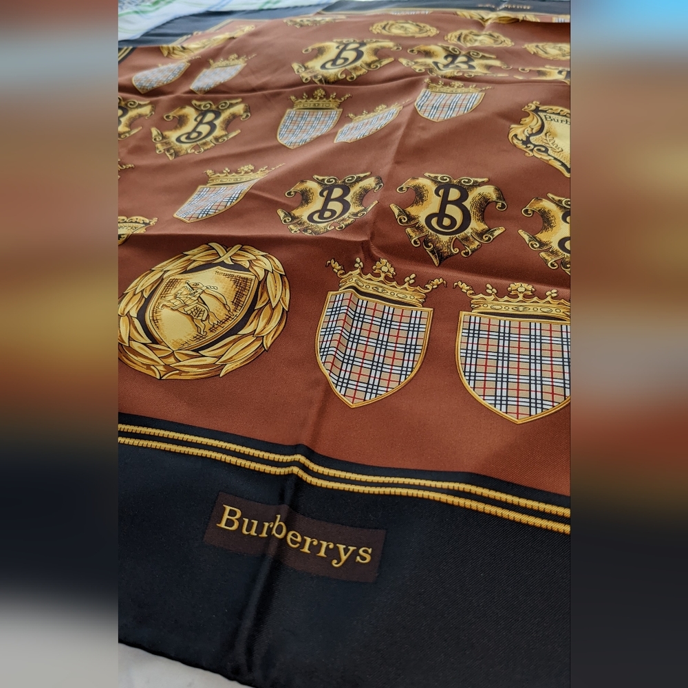 Burberry Silk Scarf - Picture 2 of 2